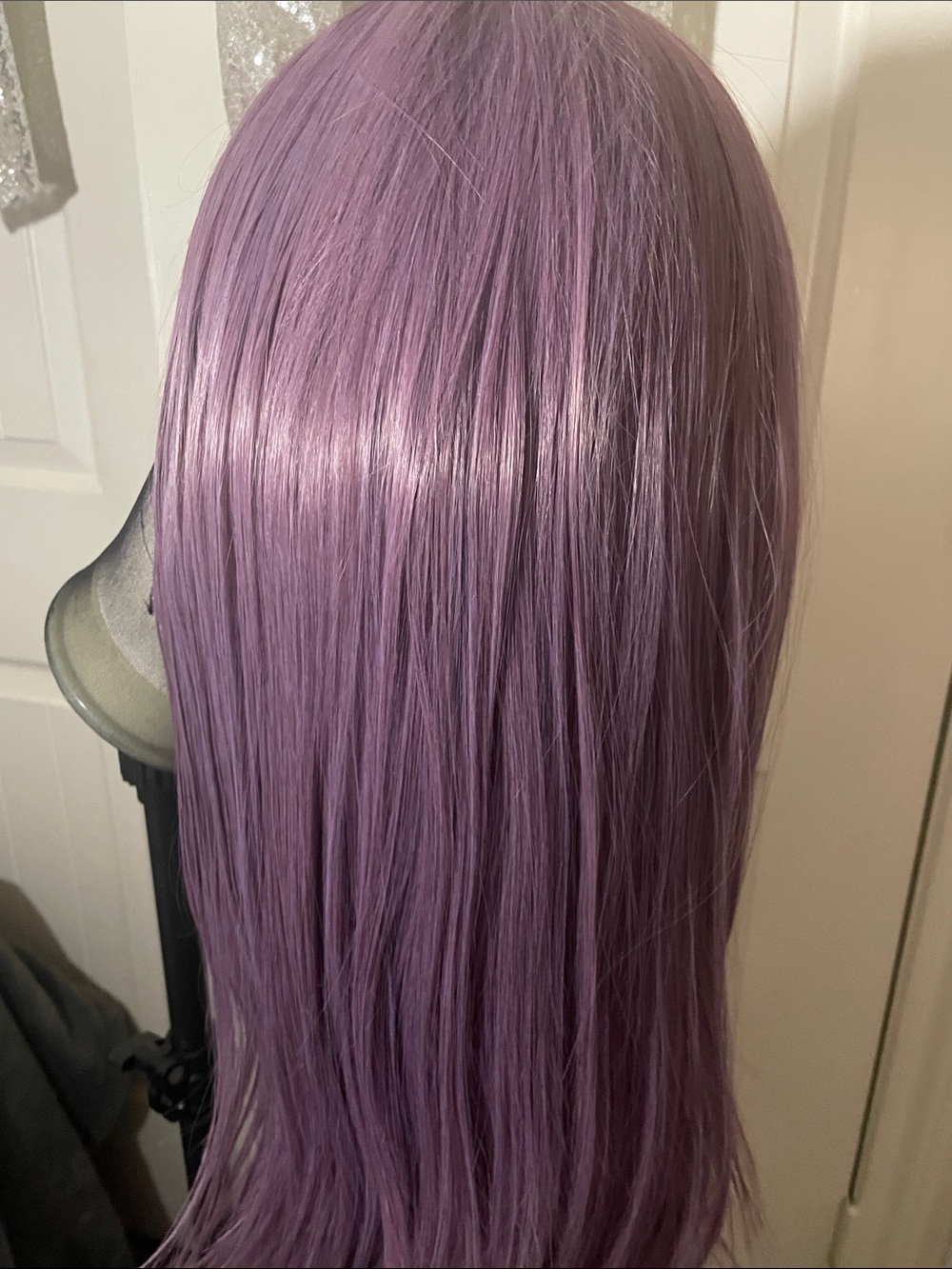 13x4 Premium Ash Lavender Lace Front Wig - Picture 13 of 16